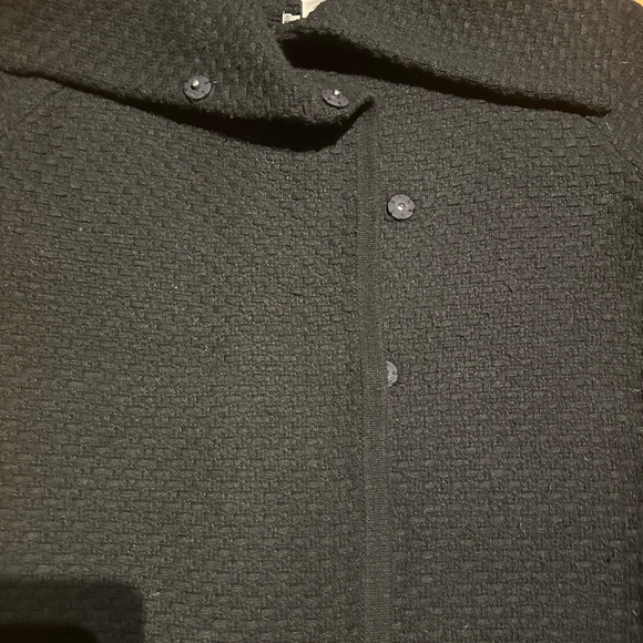 Banana Republic Black Wool Sweater Jacket - Picture 12 of 13